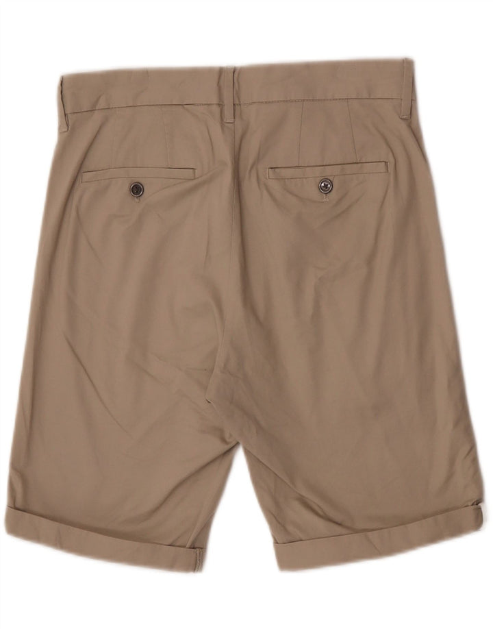 Pantaloncini chino con pegging da uomo Calvin Klein W30 beige medio
