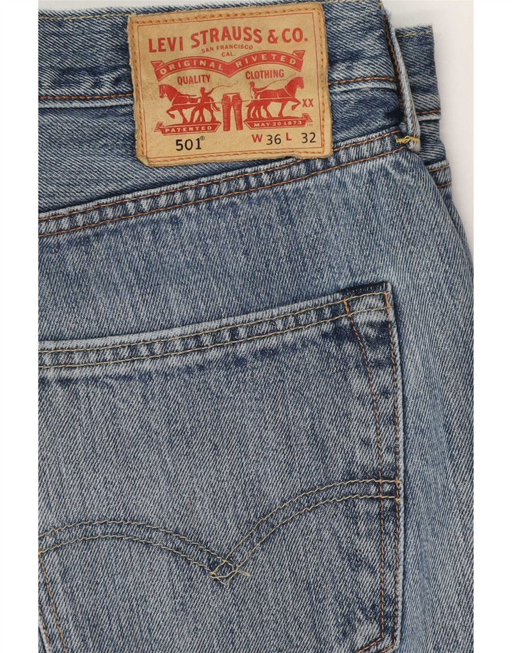 Levi's Uomo 501 Jeans dritti W36 L32 Cotone Blu