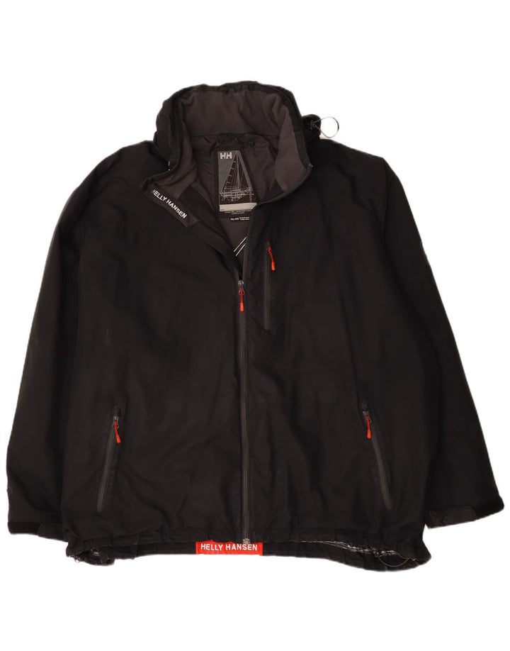 Giacca a vento grafica da uomo Helly Hansen UK 46 3XL poliestere nero