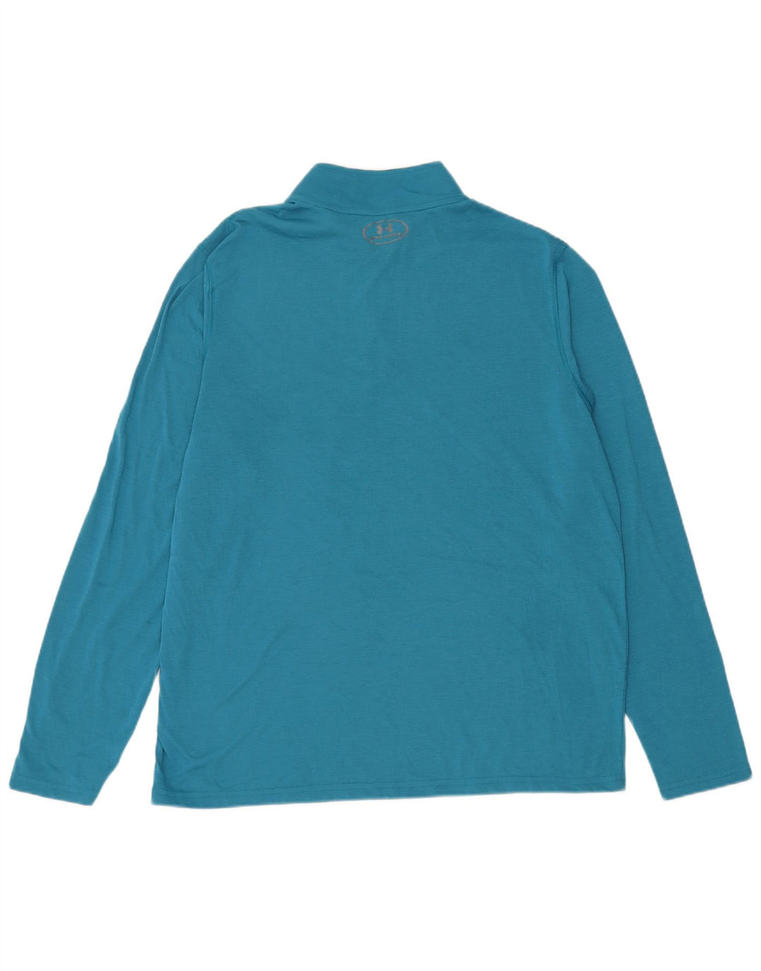 Under Armour Uomo Heat Gear Zip Collo Pullover Tuta Top Grande Blu