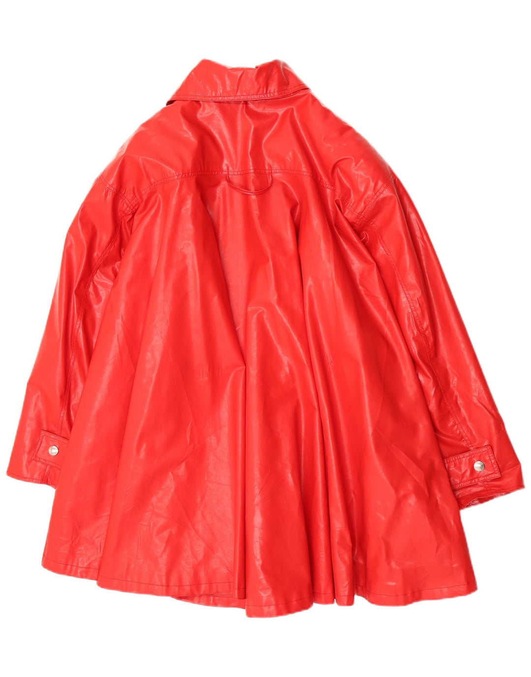 C&A Cappotto oversize da donna UK 14 Polivinile rosso medio