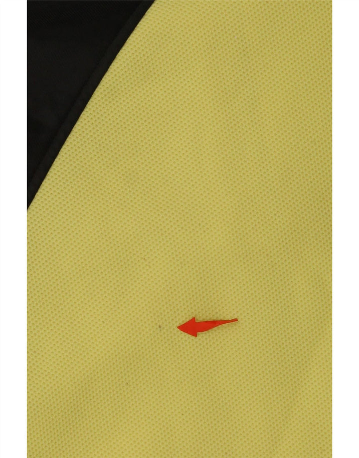 Giacca sportiva ASICS da uomo con grafica 2XL color block giallo