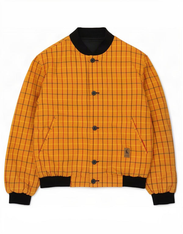 Giacca reversibile da uomo Steinbock EU 54 2XL cotone a quadri gialli