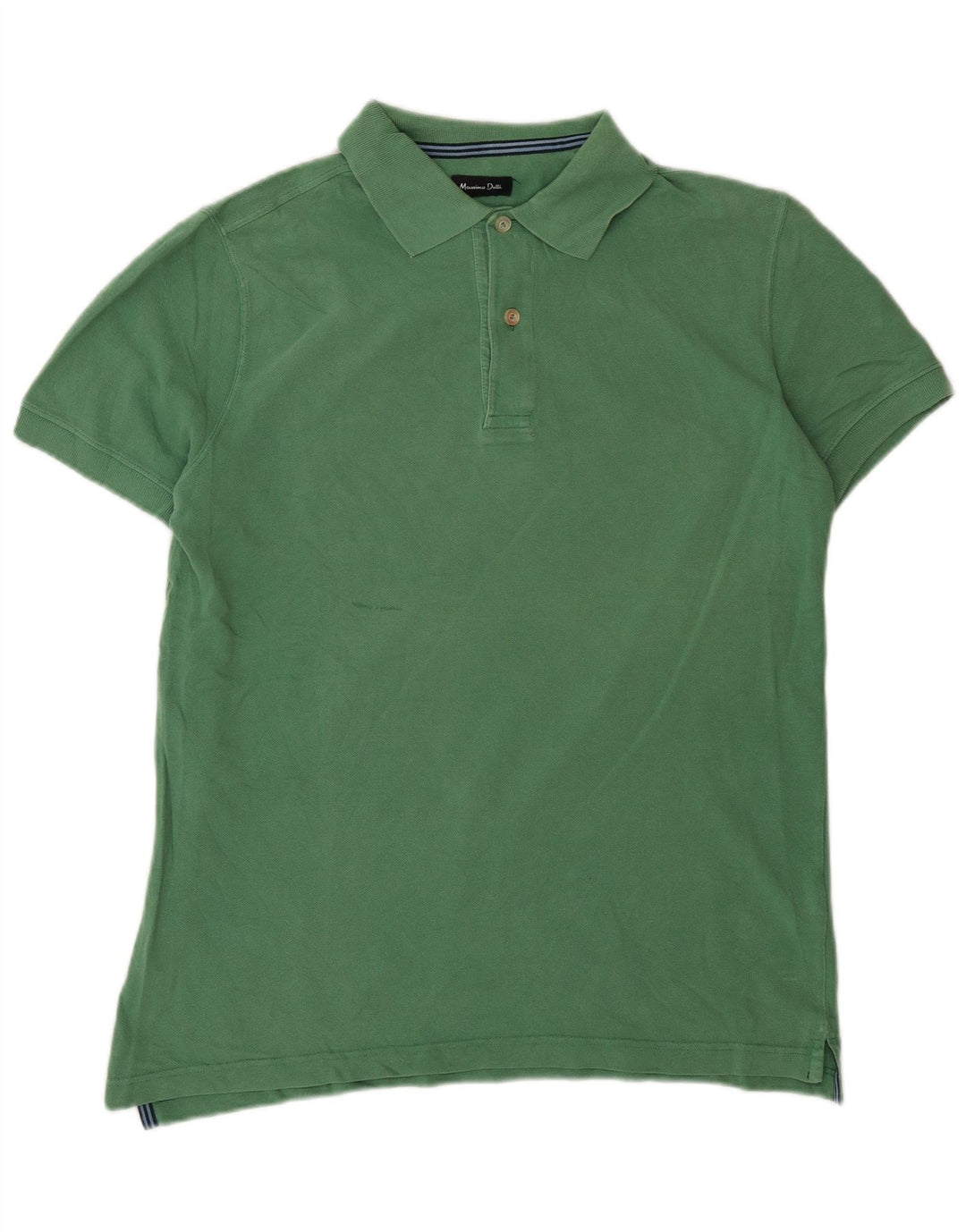 Polo da uomo Massimo Dutti verde medio