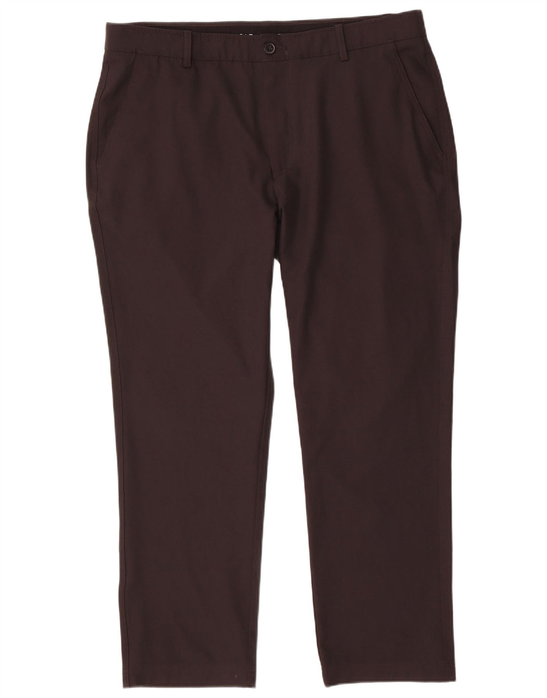 Pantaloni chino dritti da golf da uomo Calvin Klein W38 L29 poliestere nero