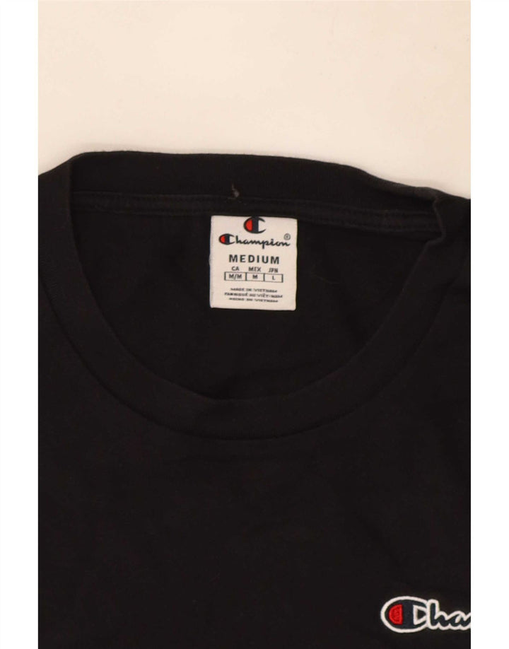 T-shirt da uomo Champion Top media nera