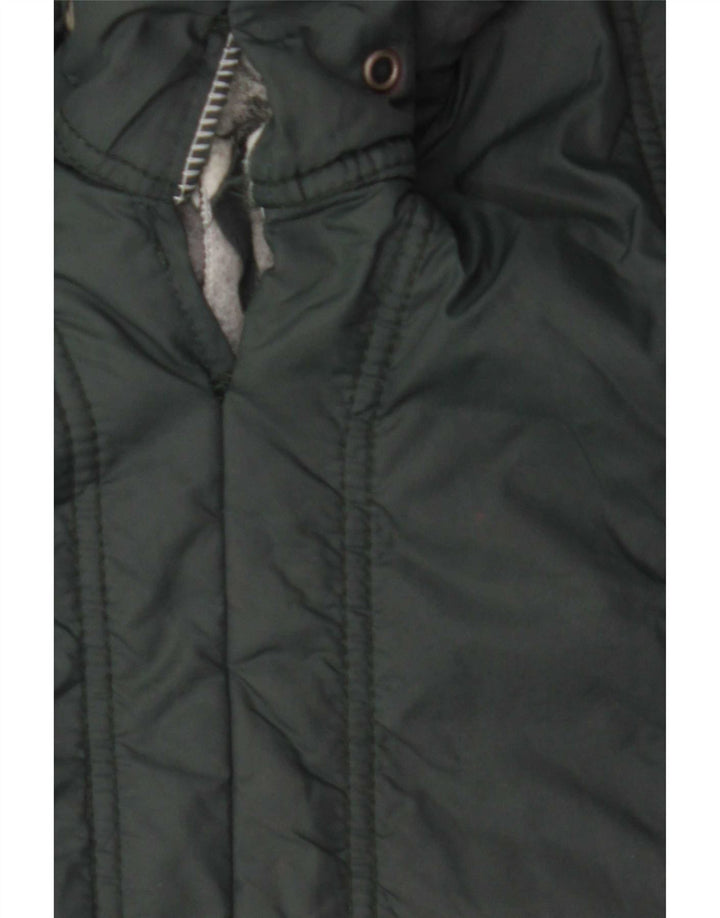 Giacca imbottita da uomo Zara UK 40 grande nylon verde