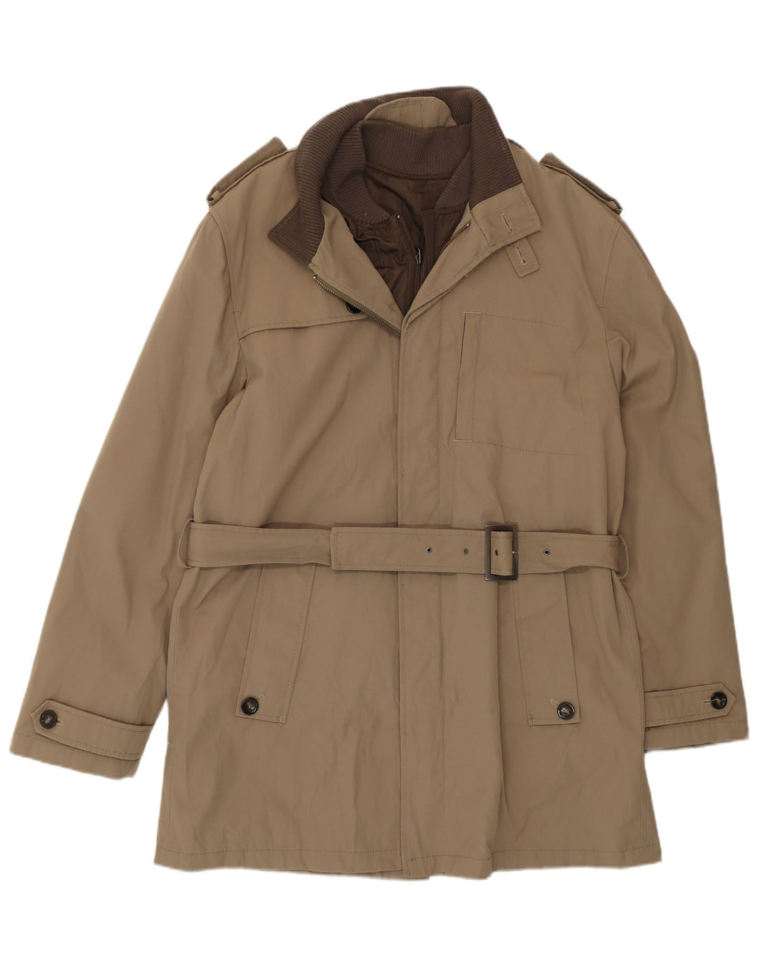 Trench da uomo Reporter IT 50 Large Beige Poliammide