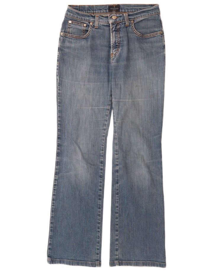 Jeans Trussardi Jeans Donna Bootcut W27 L30 Blu Cotone