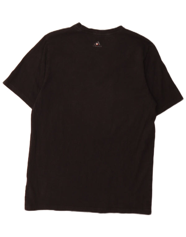 T-shirt grafica Adidas da bambino 15-16 anni in cotone nero