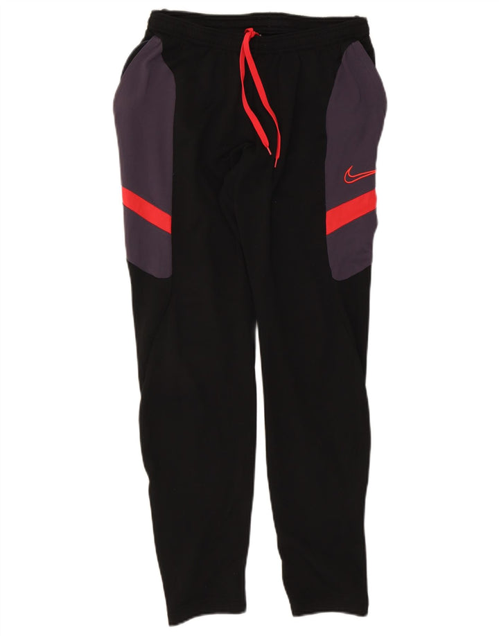 Pantaloni della tuta da donna Nike UK 12 Medium Nero Colourblock Poliestere