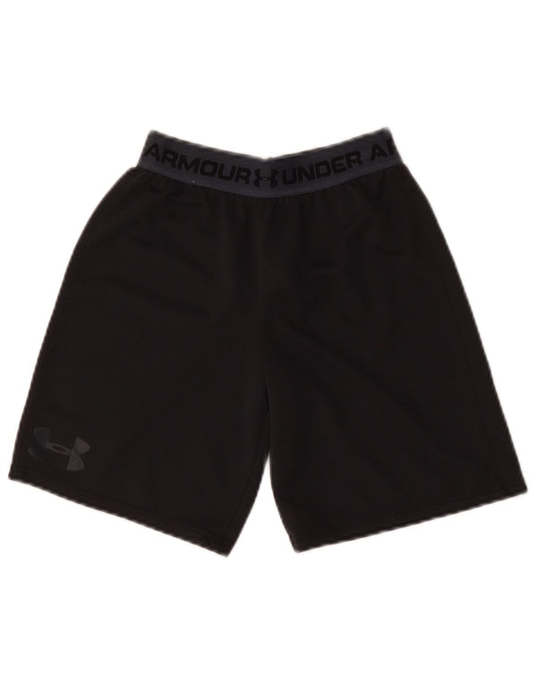 Pantaloncini sportivi Under Armour da ragazzo Heat Gear Graphic 7-8 anni piccoli neri
