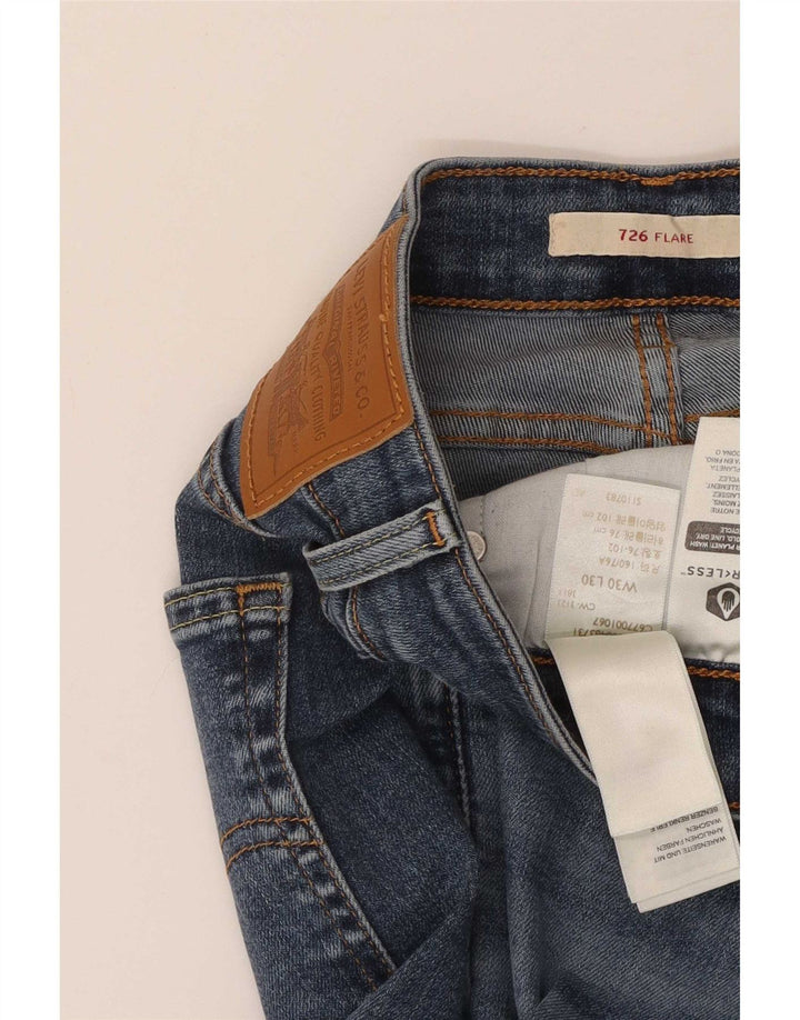 Jeans Levi's da donna 726 svasati W30 L30 cotone blu