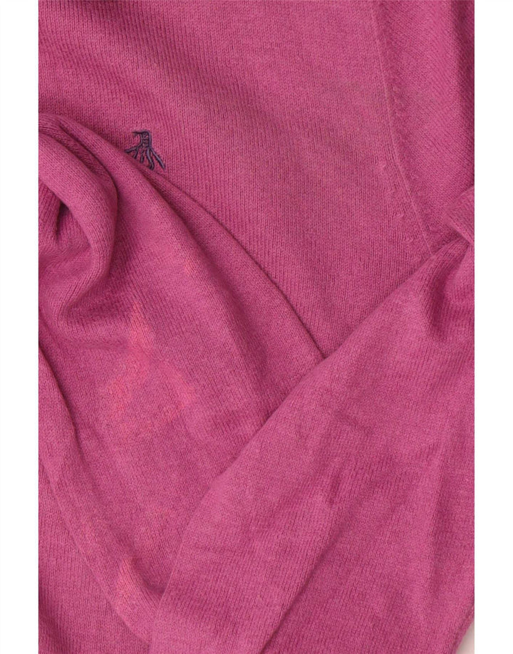 Penguin Maglione girocollo da uomo girocollo in cotone rosa medio