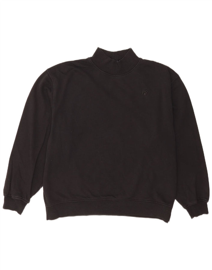 Felpa da uomo Oceansapart maglione medio cotone nero