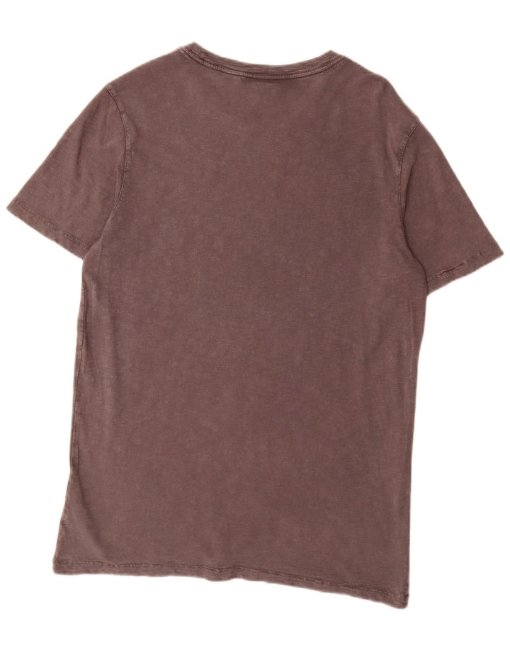 T-shirt da uomo SUPERDRY Top piccola in cotone grigio