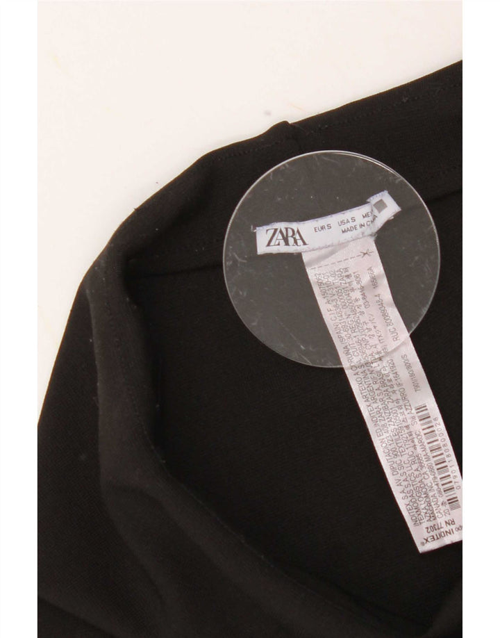 Leggings Zara da donna UK 8 Small poliestere nero