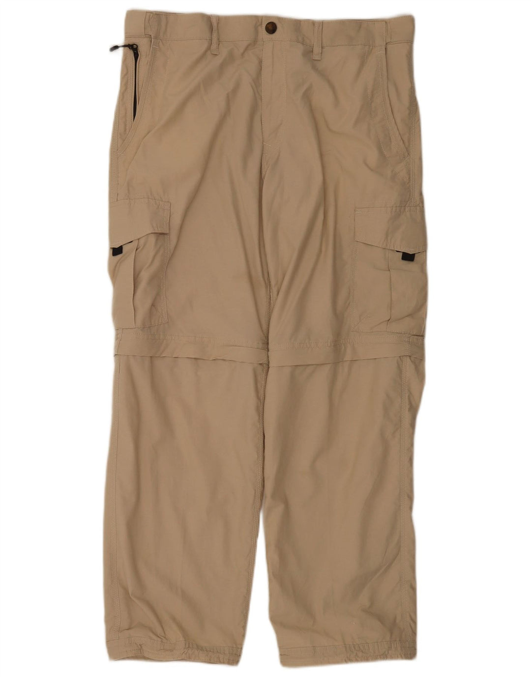 Pantaloni cargo vestibilità regolare da uomo Marks & Spencer W34 L29 cotone beige