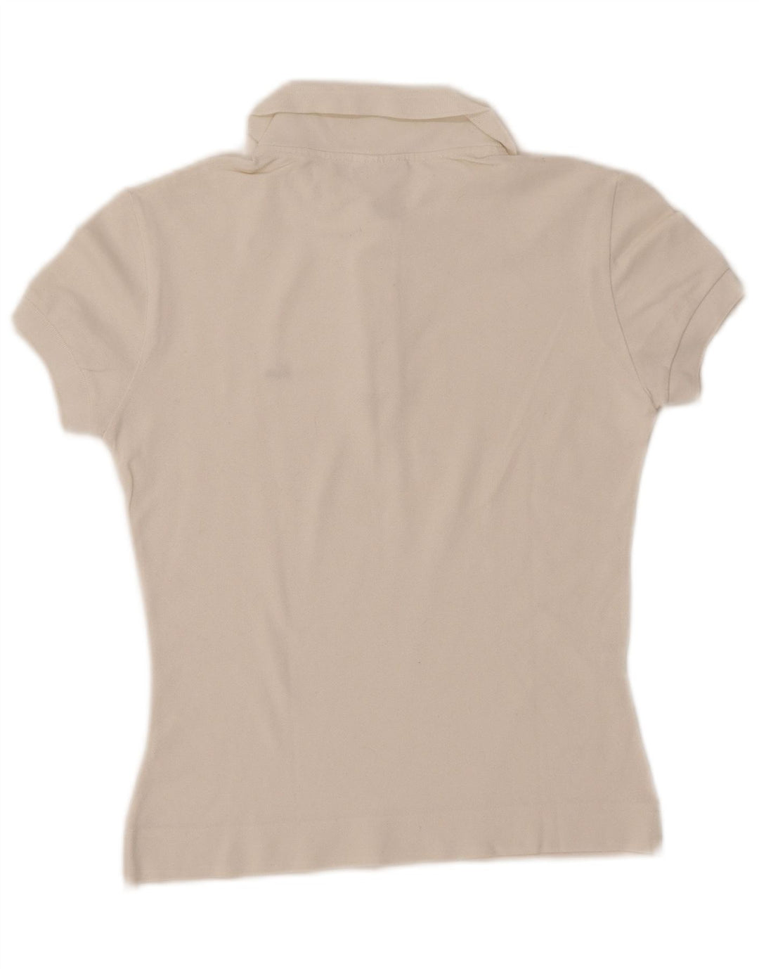 Polo da donna LACOSTE taglia 38 cotone bianco medio