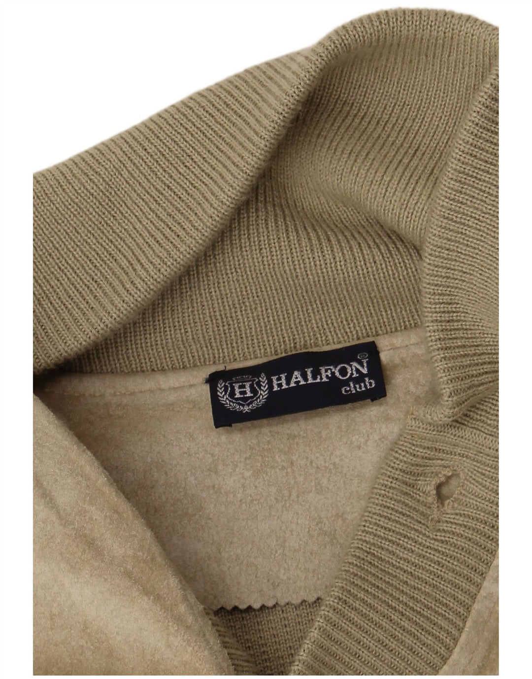 Maglione cardigan da uomo Halfon grande kaki