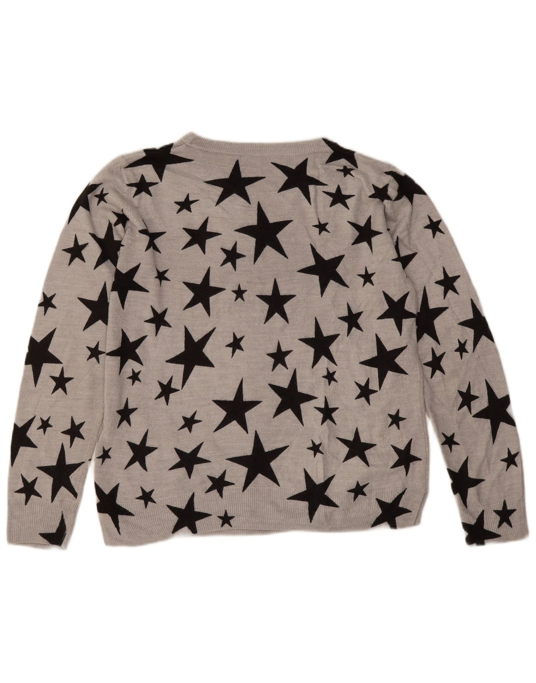 Maglione maglione con scollo a barca da donna Marks & Spencer UK 14 grande grigio