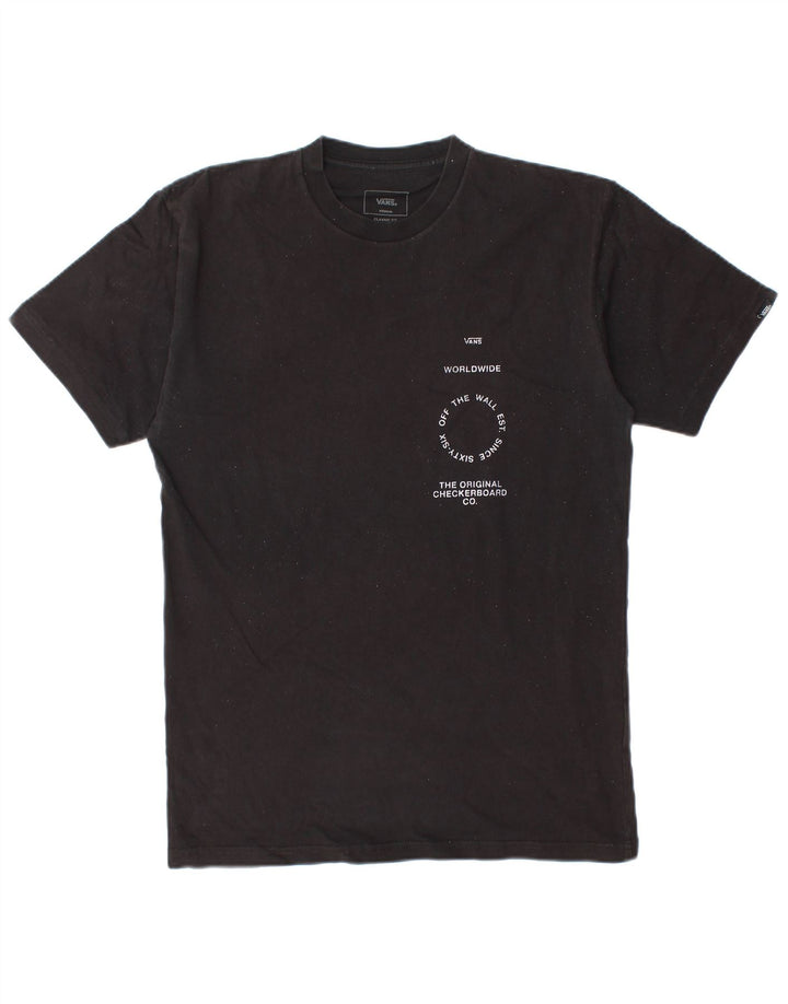 T-shirt grafica da uomo con vestibilità classica Vans, media, nera