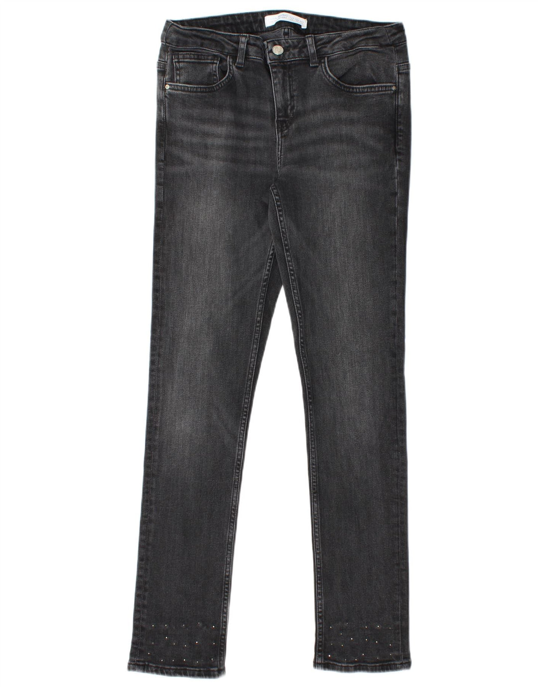 Jeans slim da donna Zara EU 40 medi W30 L30 Grigio