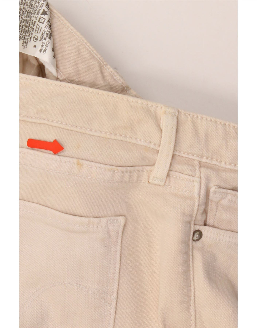 Jeans skinny da uomo Levi's W29 L34 cotone beige