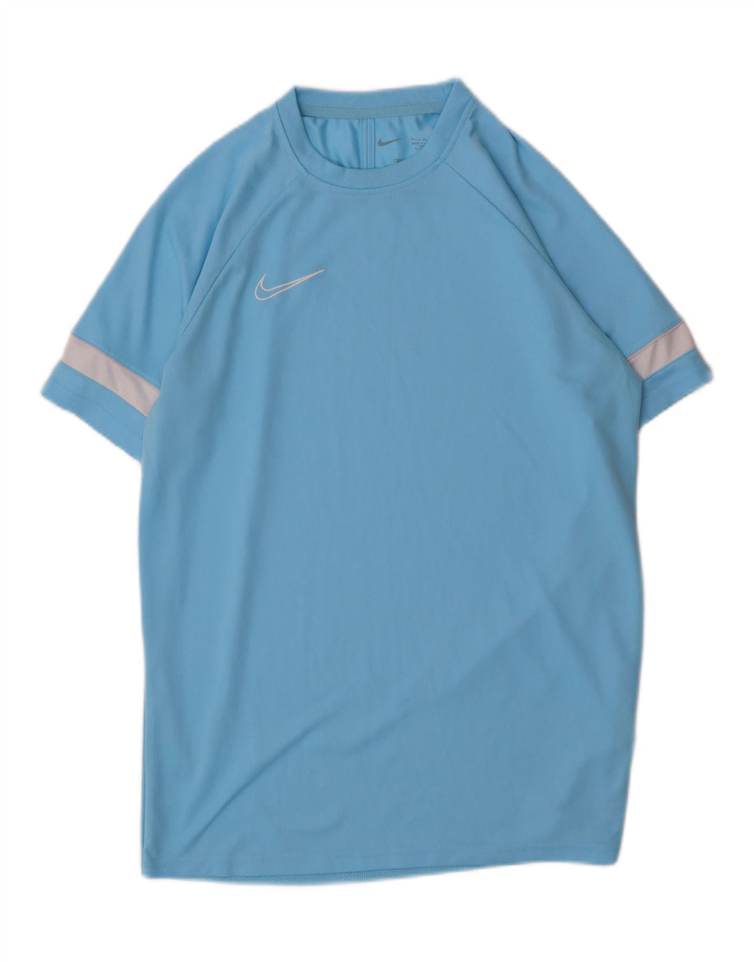 NIKE T-shirt da uomo Dri Fit Top grande blu in poliestere color block