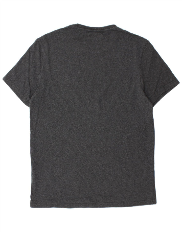 T-shirt da uomo Lyle & Scott Top grande in cotone grigio