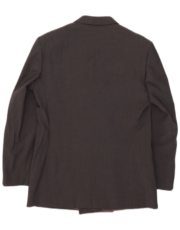Giacca Blazer Doppiopetto Uomo Nino Cerruti IT 50 Large Grigio Lana