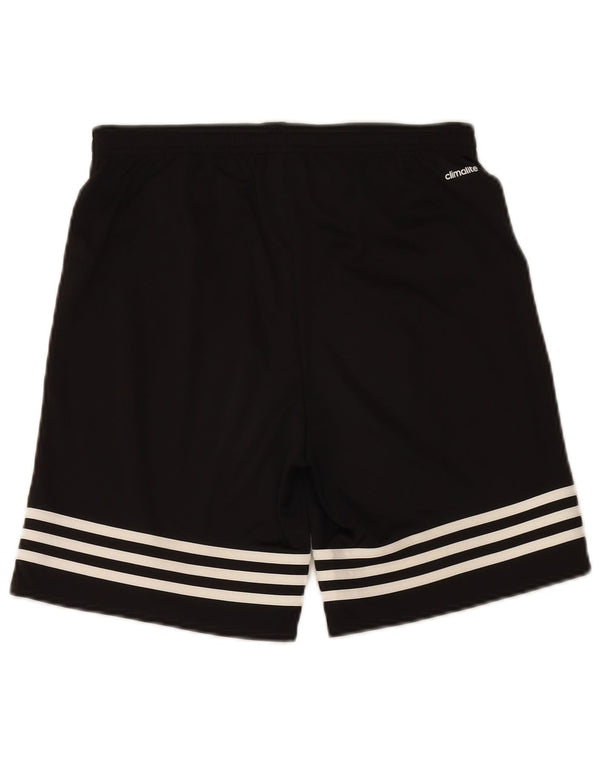 Pantaloncini sportivi Adidas Climalite da ragazzo 13-14 anni in poliestere nero