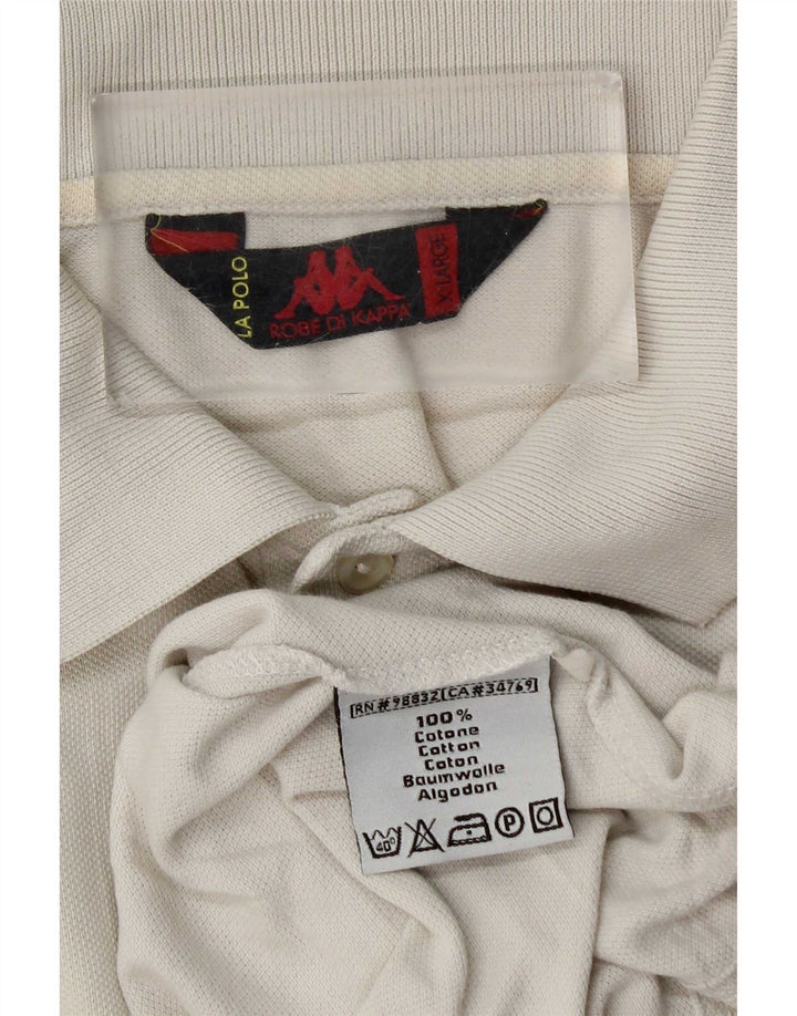 Polo Kappa Uomo XL Cotone Beige