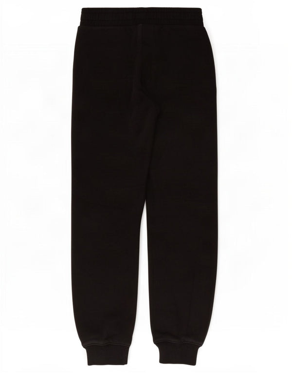 Champion Girls Tracksuit Trousers Joggers 11-12 Years Large Black Cotton