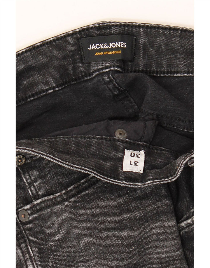 Jack & Jones Uomo GLENN Slim Jeans W31 L30 Grigio