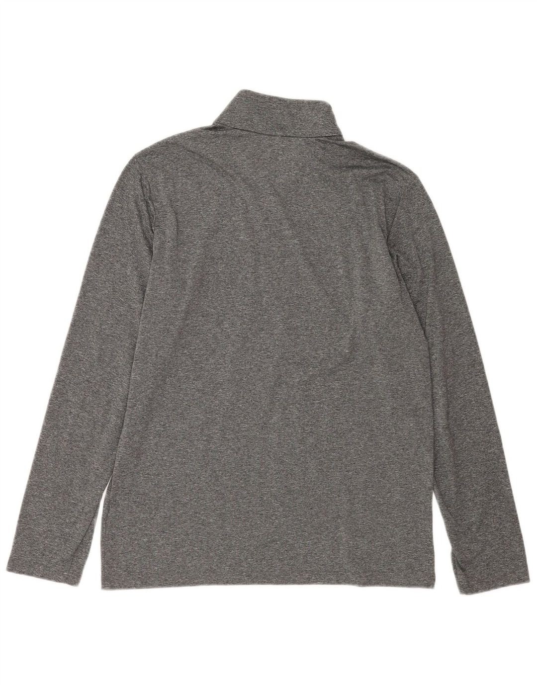 Jack Wolfskin Top da tuta pullover con zip e collo da uomo UK 42 Large Grigio