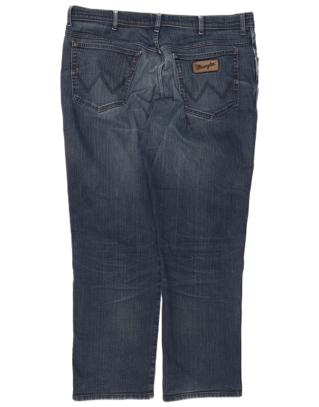 Jeans dritti da uomo Texas WRANGLER W40 L32 cotone blu