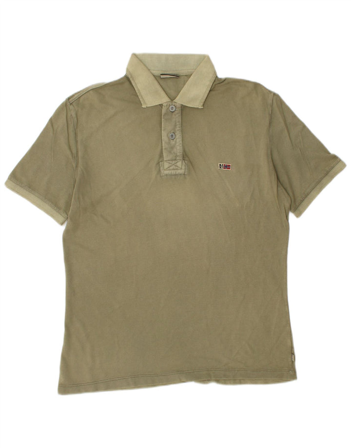 Polo geografica da uomo NAPAPIJRI media kaki