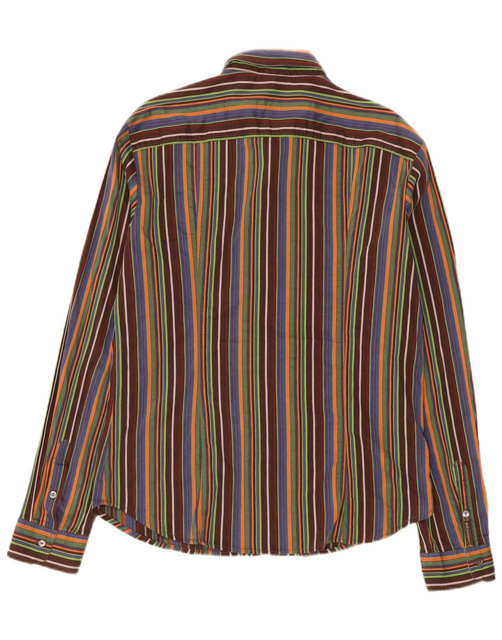 Camicia da uomo Dolce & Gabbana taglia 38 cotone a righe multicolori medio
