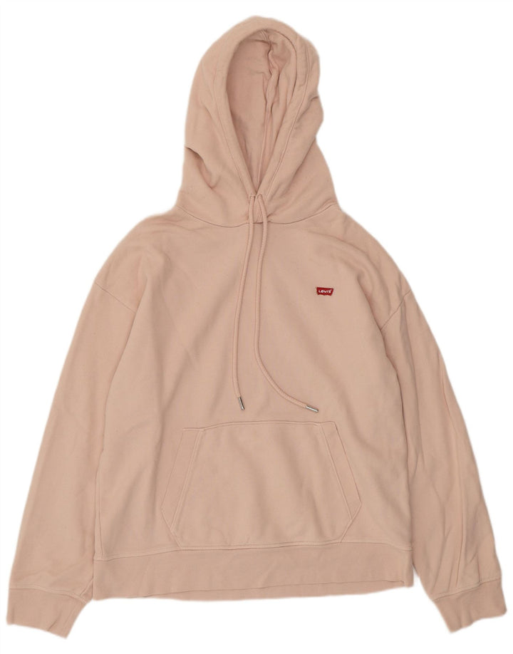 Maglione oversize con cappuccio da donna LEVI'S UK 14 Cotone rosa medio