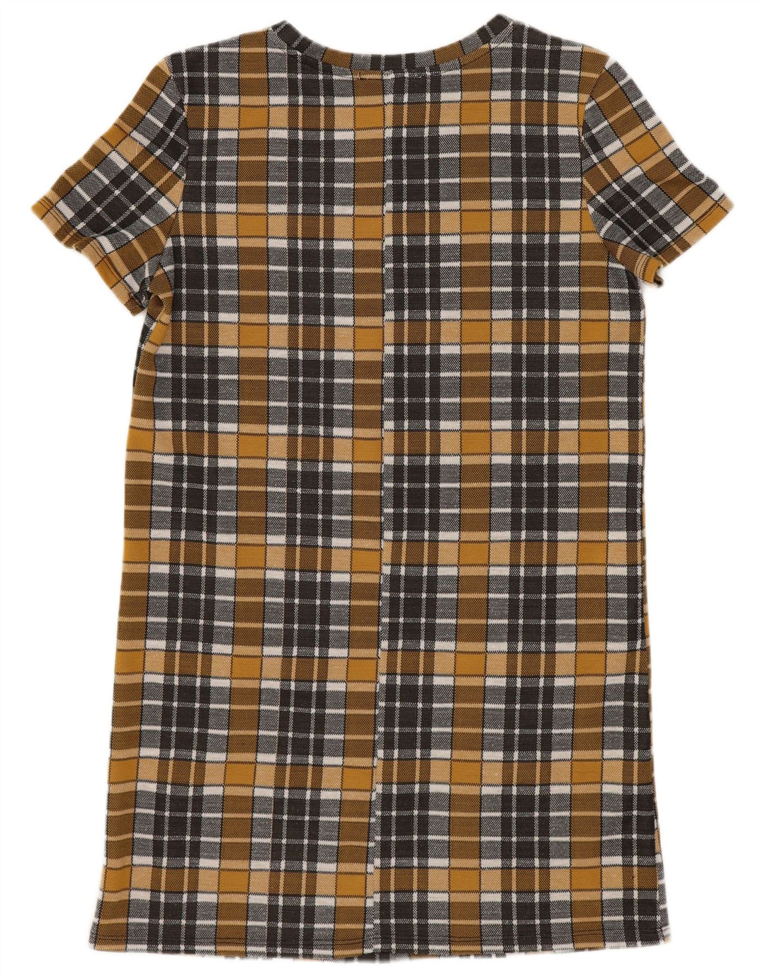 Vestito a trapezio Trafaluc da donna Zara UK 10 piccoli quadri gialli