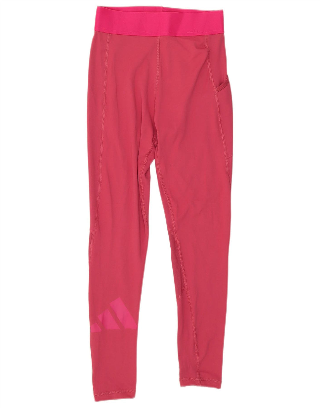 Leggings grafici da donna Adidas UK 8 Small poliestere rosa