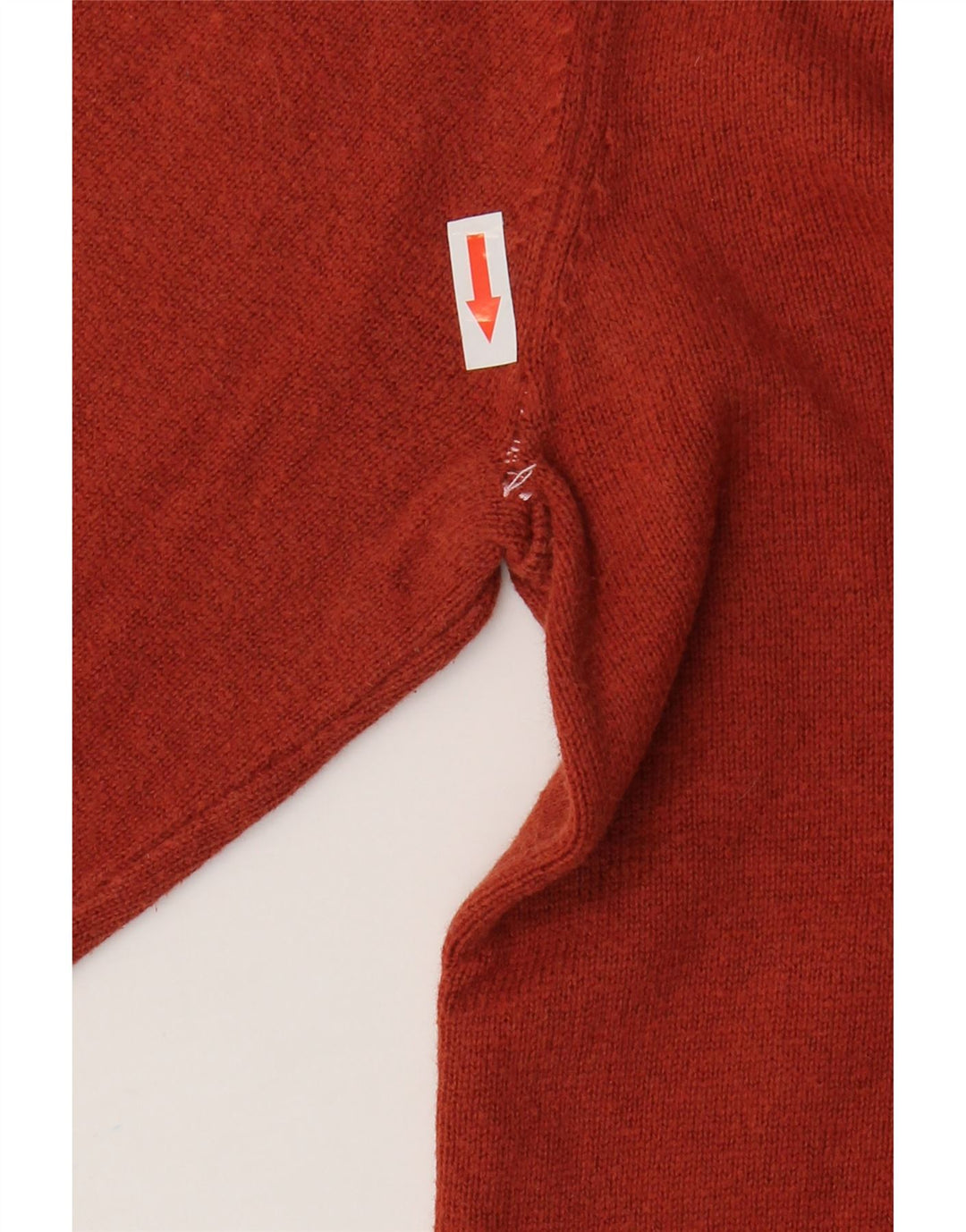 CREW CLOTHING Maglione da uomo girocollo piccolo in cotone arancione