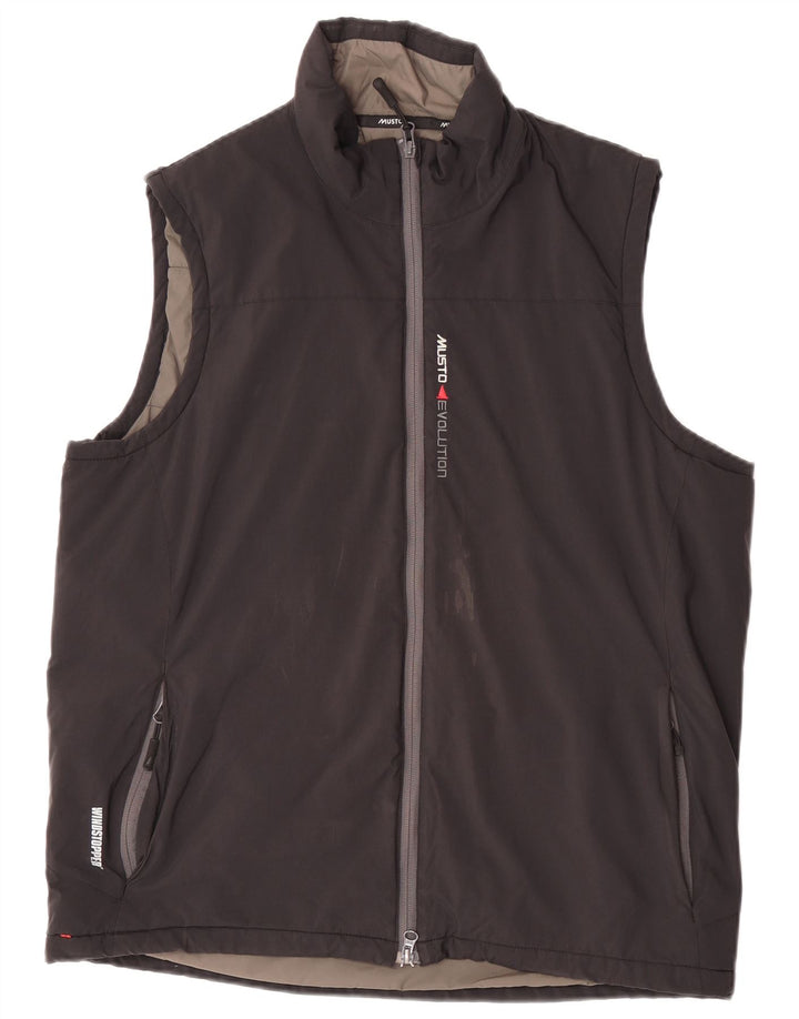 Gilet imbottito da uomo Musto UK 42 XL nero in poliammide