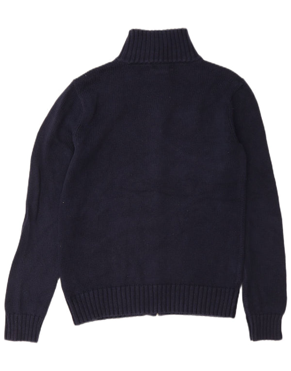 Maglione cardigan da ragazzo Polo Ralph Lauren 14-15 anni grande in cotone blu navy
