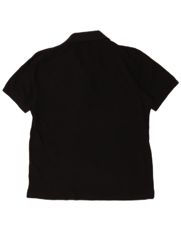 Polo da uomo Hugo Boss in cotone nero medio