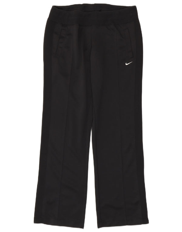 Pantaloni della tuta da donna Nike UK 14 Large Nero Poliestere