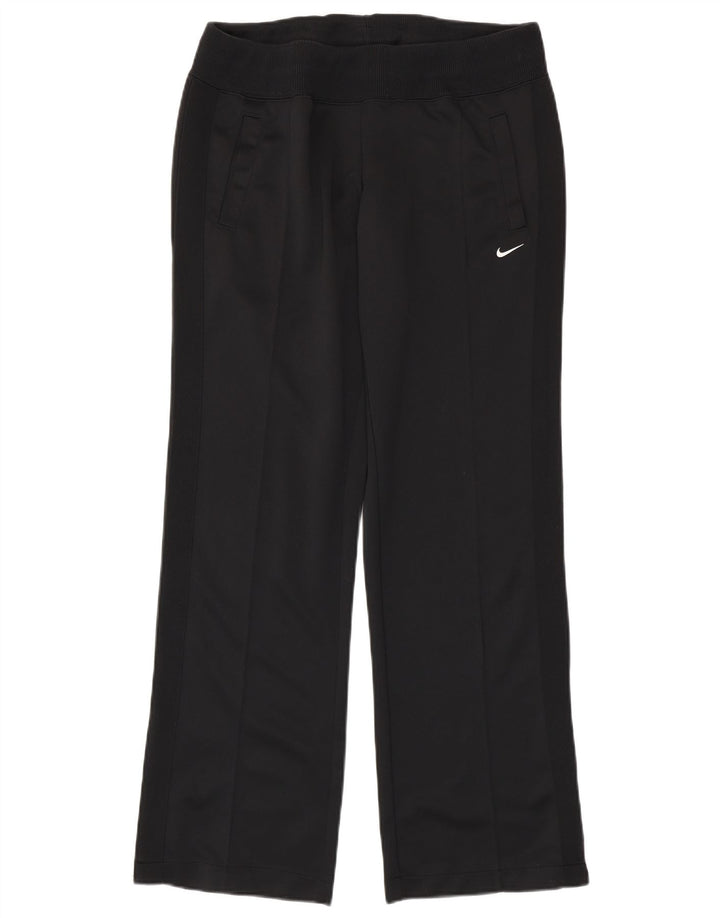 Pantaloni della tuta da donna Nike UK 14 Large Nero Poliestere