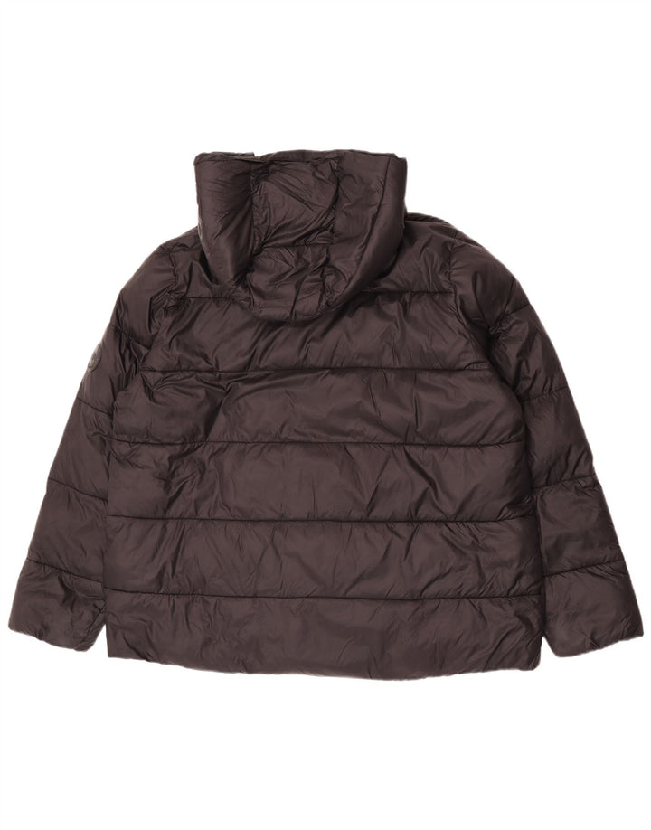 Giacca imbottita con cappuccio da donna Zara UK 18 XL nera