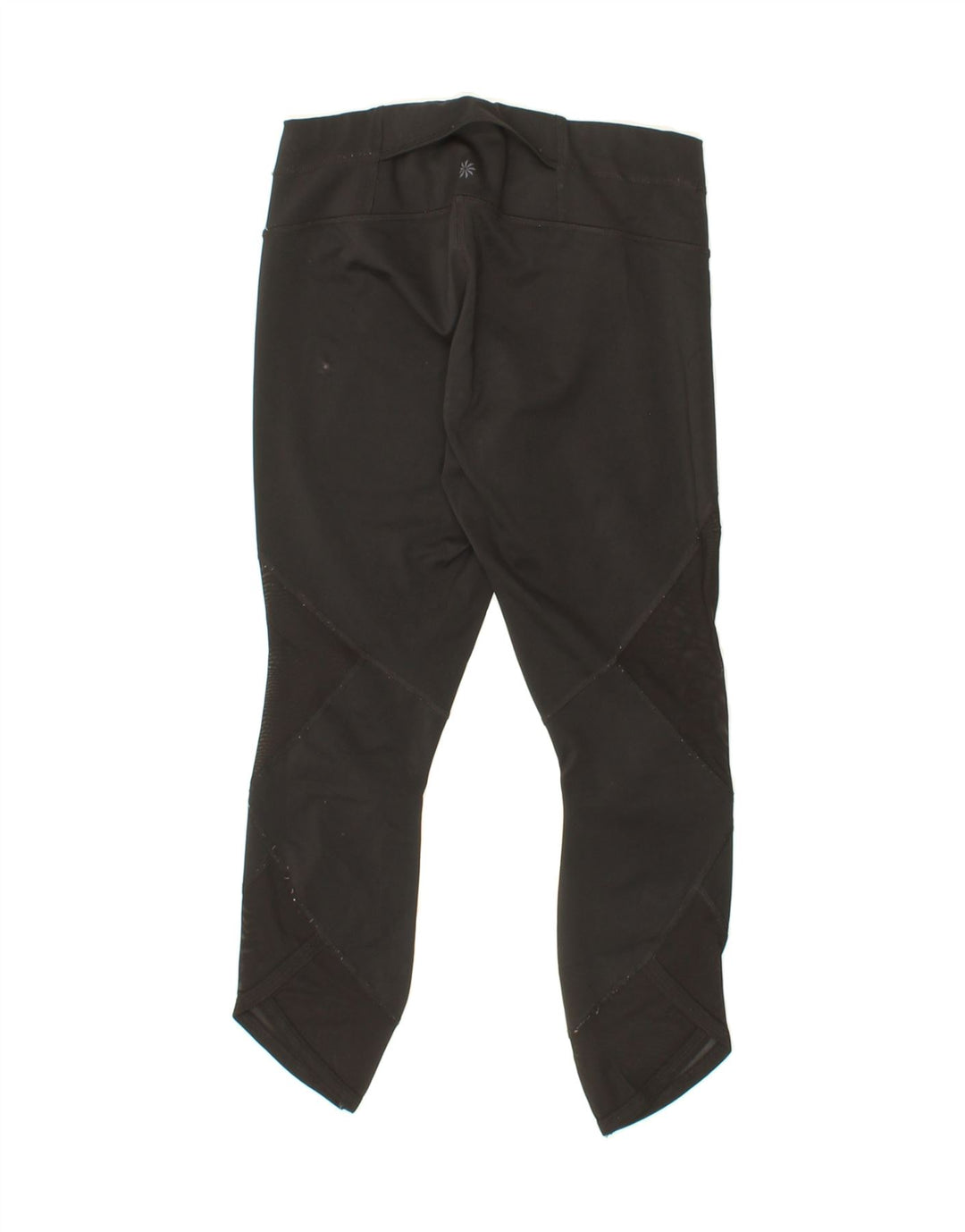 ATHLETA Womens Capri Leggings UK 10 Small  Black Polyester Vintage Athleta and Second-Hand Athleta from Messina Hembry 